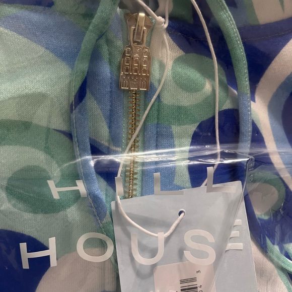 Hill House The Allie Zip-Up in Ocean Kaleidoscope Small - Picture 5 of 12